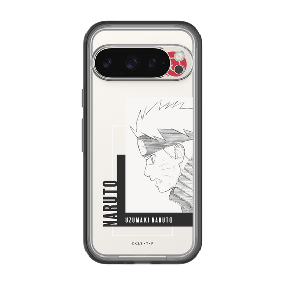 スリムプロテクションプレミアムケース［ NARUTO -ナルト- 疾風伝 - うずまきナルト - 線画 ］