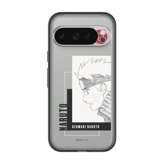 スリムプロテクションプレミアムケース［ NARUTO -ナルト- 疾風伝 - うずまきナルト - 線画 ］