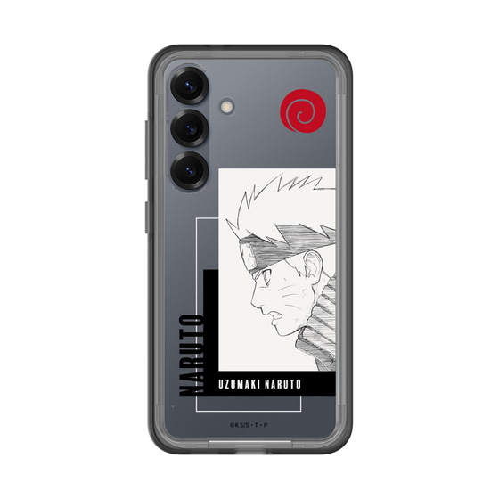 スリムプロテクションプレミアムケース［ NARUTO -ナルト- 疾風伝 - うずまきナルト - 線画 ］