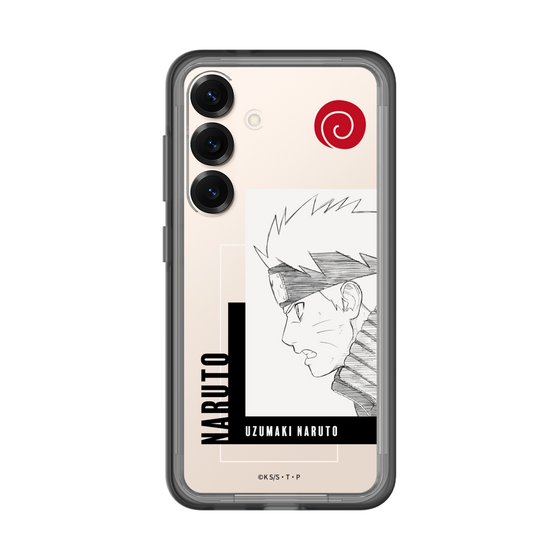 スリムプロテクションプレミアムケース［ NARUTO -ナルト- 疾風伝 - うずまきナルト - 線画 ］