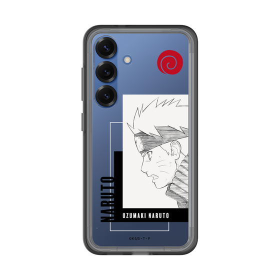 スリムプロテクションプレミアムケース［ NARUTO -ナルト- 疾風伝 - うずまきナルト - 線画 ］