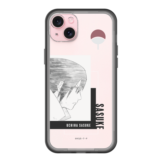 スリムプロテクションプレミアムケース［ NARUTO -ナルト- 疾風伝 - うちはサスケ - 線画 ］
