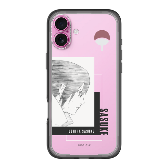 スリムプロテクションプレミアムケース［ NARUTO -ナルト- 疾風伝 - うちはサスケ - 線画 ］