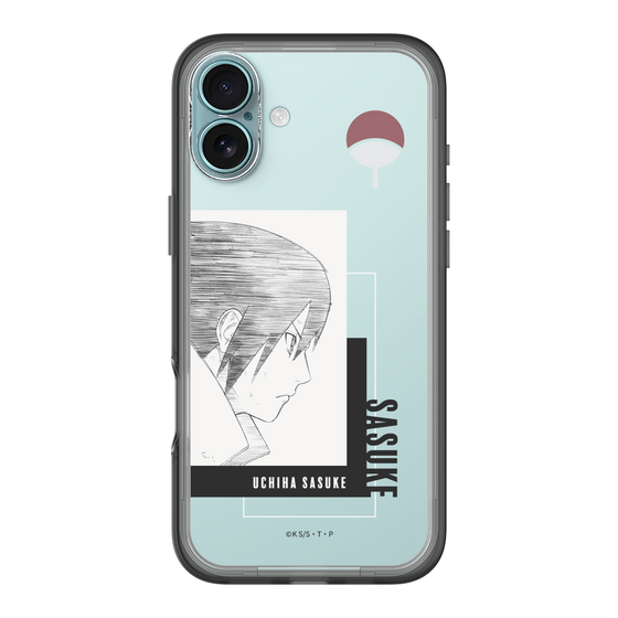 スリムプロテクションプレミアムケース［ NARUTO -ナルト- 疾風伝 - うちはサスケ - 線画 ］