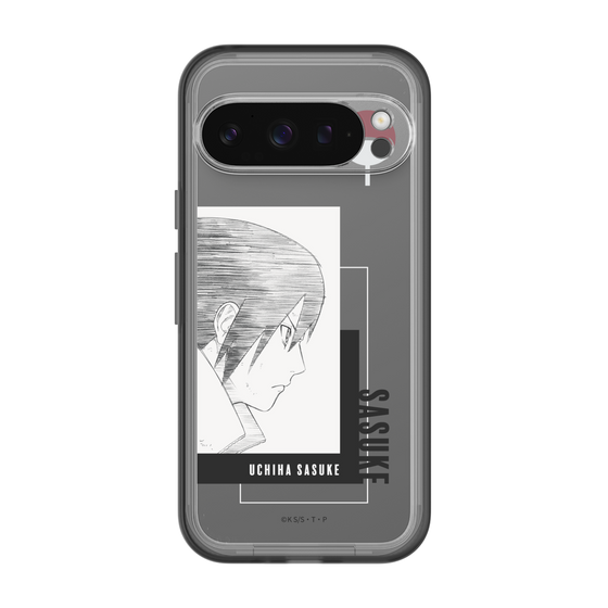 スリムプロテクションプレミアムケース［ NARUTO -ナルト- 疾風伝 - うちはサスケ - 線画 ］