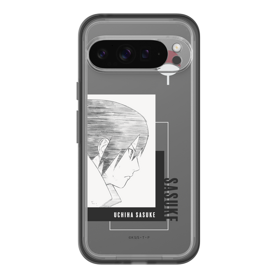 スリムプロテクションプレミアムケース［ NARUTO -ナルト- 疾風伝 - うちはサスケ - 線画 ］