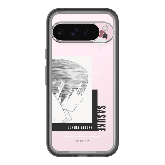スリムプロテクションプレミアムケース［ NARUTO -ナルト- 疾風伝 - うちはサスケ - 線画 ］