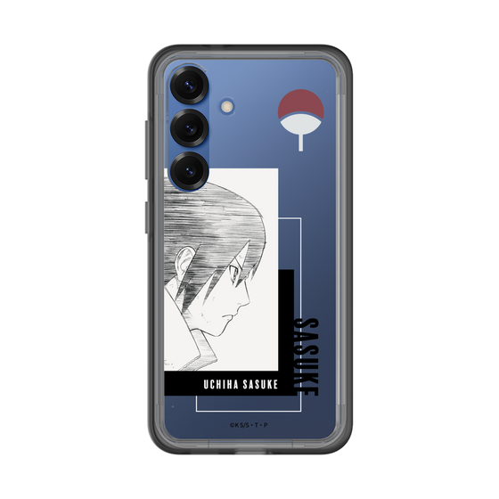 スリムプロテクションプレミアムケース［ NARUTO -ナルト- 疾風伝 - うちはサスケ - 線画 ］