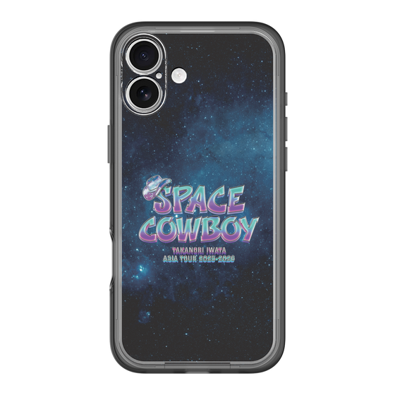 スリムプロテクションプレミアムケース［ Takanori Iwata ASIA TOUR 2025-2026 "SPACE COWBOY" - ロゴ ］