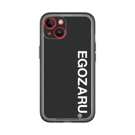 スリムプロテクションプレミアムケース［ EGOZARU - ベーシックロゴ バーティカル ］