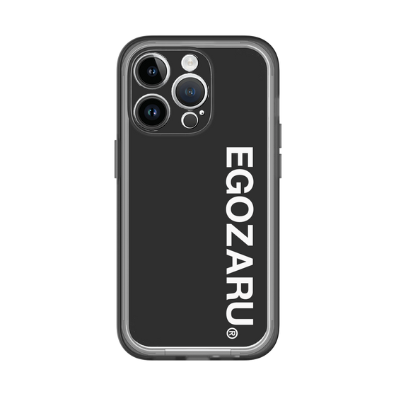 スリムプロテクションプレミアムケース［ EGOZARU - ベーシックロゴ バーティカル ］
