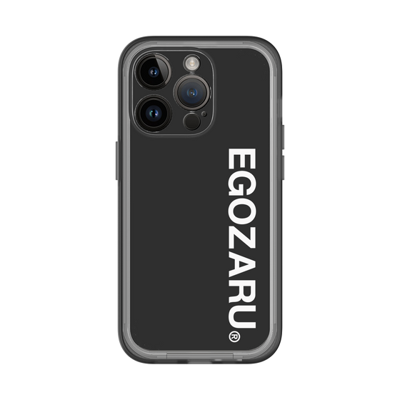スリムプロテクションプレミアムケース［ EGOZARU - ベーシックロゴ バーティカル ］