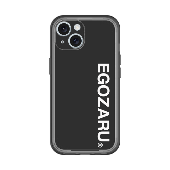 スリムプロテクションプレミアムケース［ EGOZARU - ベーシックロゴ バーティカル ］