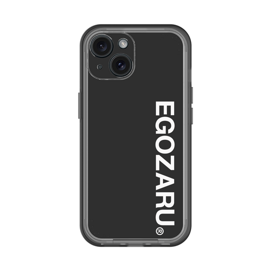 スリムプロテクションプレミアムケース［ EGOZARU - ベーシックロゴ バーティカル ］