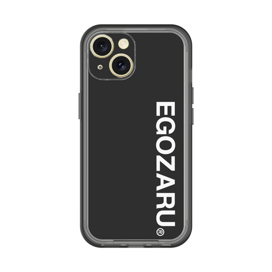 スリムプロテクションプレミアムケース［ EGOZARU - ベーシックロゴ バーティカル ］