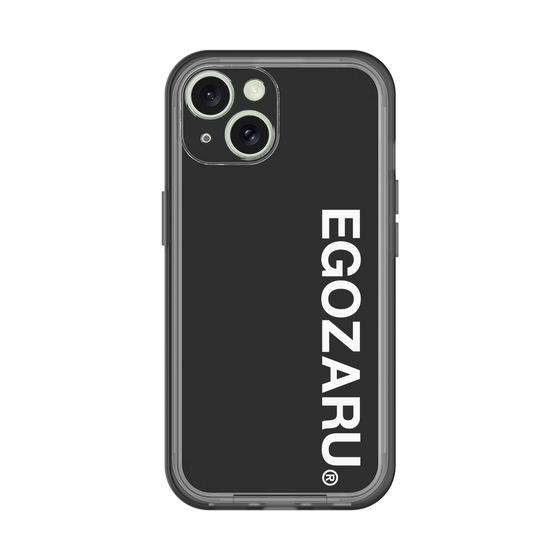 スリムプロテクションプレミアムケース［ EGOZARU - ベーシックロゴ バーティカル ］