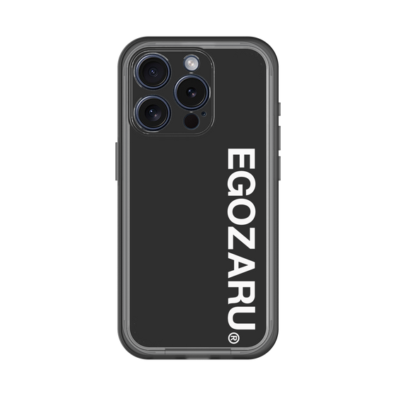 スリムプロテクションプレミアムケース［ EGOZARU - ベーシックロゴ バーティカル ］