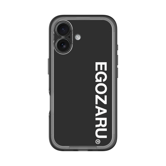 スリムプロテクションプレミアムケース［ EGOZARU - ベーシックロゴ バーティカル ］