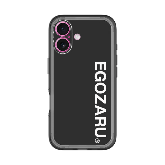 スリムプロテクションプレミアムケース［ EGOZARU - ベーシックロゴ バーティカル ］