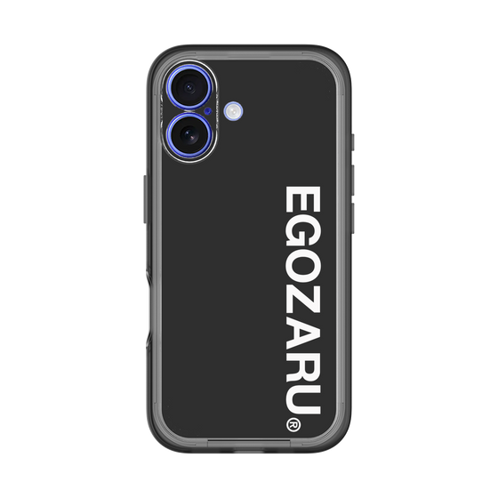 スリムプロテクションプレミアムケース［ EGOZARU - ベーシックロゴ バーティカル ］