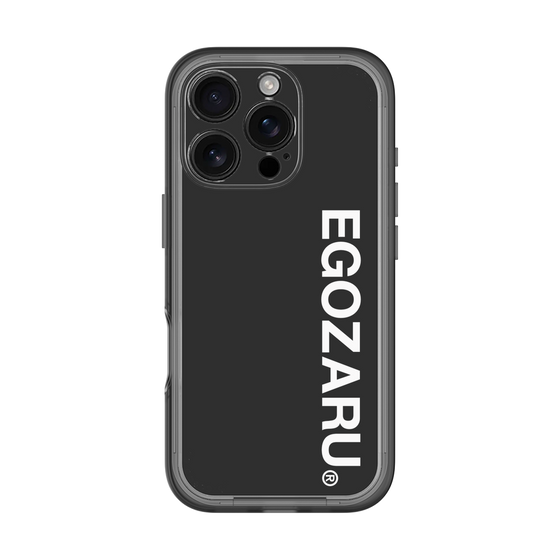 スリムプロテクションプレミアムケース［ EGOZARU - ベーシックロゴ バーティカル ］