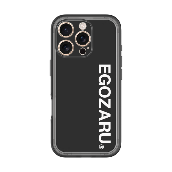 スリムプロテクションプレミアムケース［ EGOZARU - ベーシックロゴ バーティカル ］