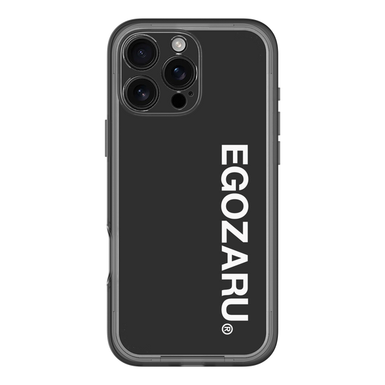 スリムプロテクションプレミアムケース［ EGOZARU - ベーシックロゴ バーティカル ］