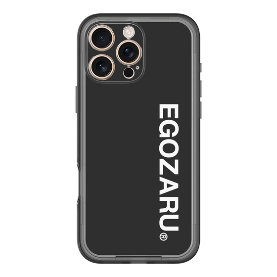 スリムプロテクションプレミアムケース［ EGOZARU - ベーシックロゴ バーティカル ］