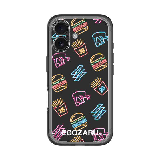 スリムプロテクションプレミアムケース［ EGOZARU - ネオンバーガー ］