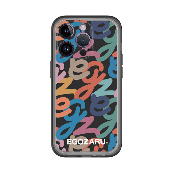 スリムプロテクションプレミアムケース［ EGOZARU - マルチスクリプト ］