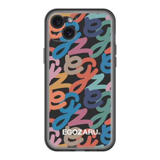 スリムプロテクションプレミアムケース［ EGOZARU - マルチスクリプト ］