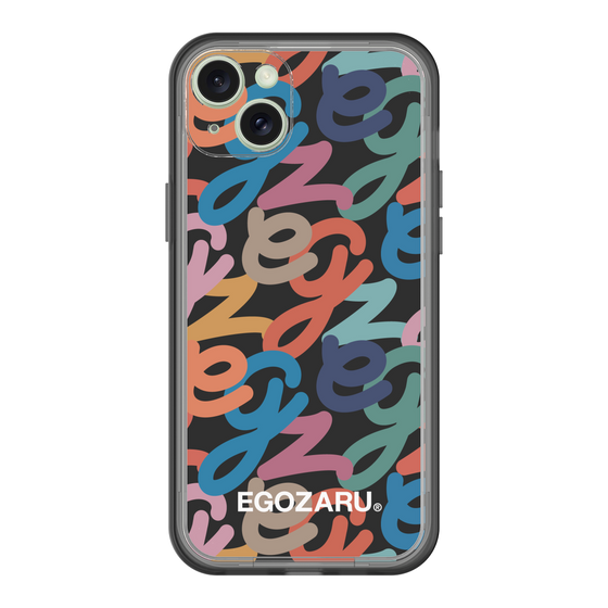 スリムプロテクションプレミアムケース［ EGOZARU - マルチスクリプト ］