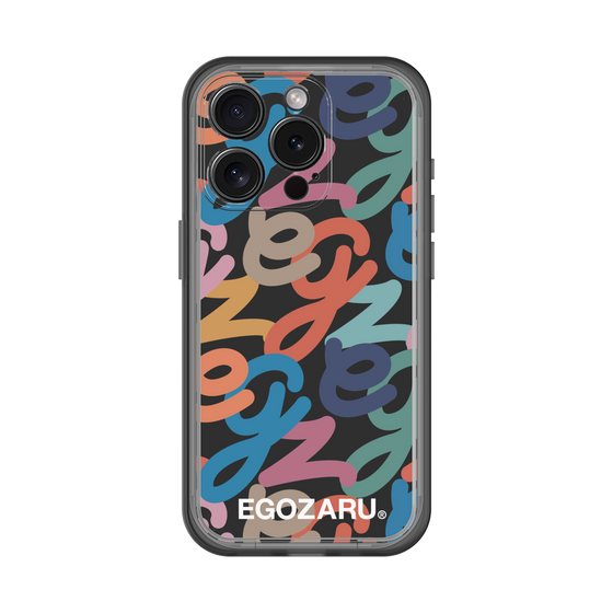 スリムプロテクションプレミアムケース［ EGOZARU - マルチスクリプト ］