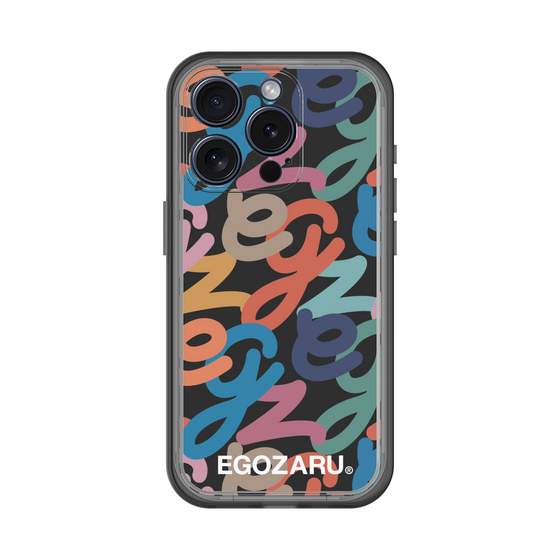 スリムプロテクションプレミアムケース［ EGOZARU - マルチスクリプト ］