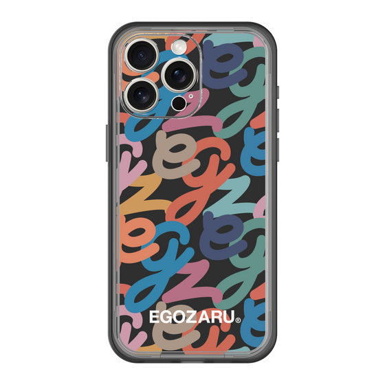 スリムプロテクションプレミアムケース［ EGOZARU - マルチスクリプト ］