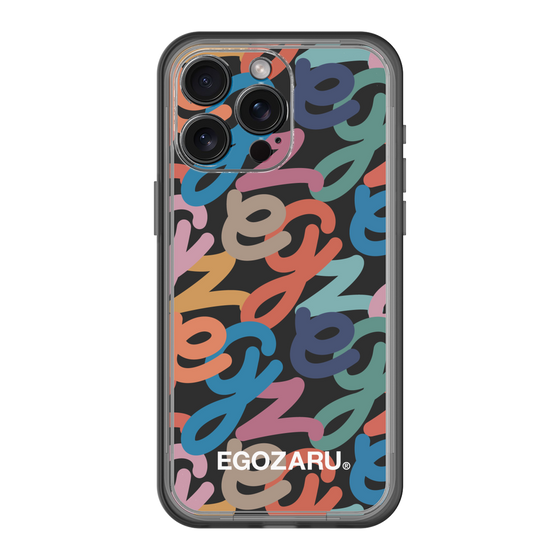 スリムプロテクションプレミアムケース［ EGOZARU - マルチスクリプト ］