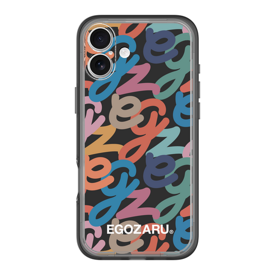 スリムプロテクションプレミアムケース［ EGOZARU - マルチスクリプト ］