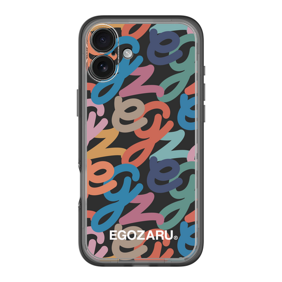 スリムプロテクションプレミアムケース［ EGOZARU - マルチスクリプト ］