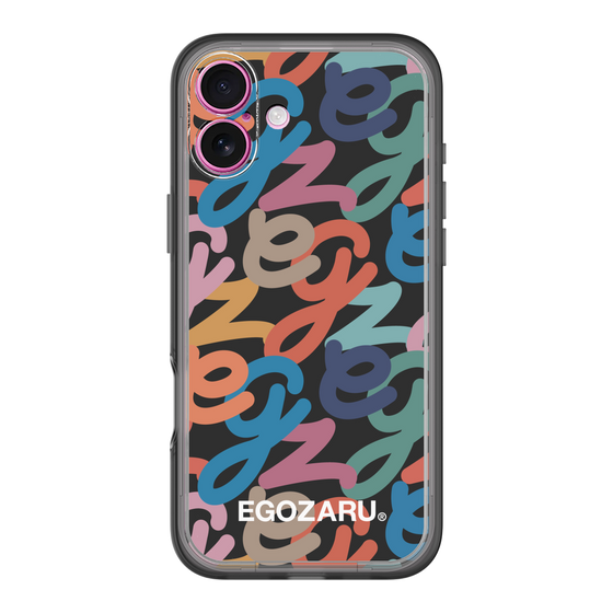 スリムプロテクションプレミアムケース［ EGOZARU - マルチスクリプト ］