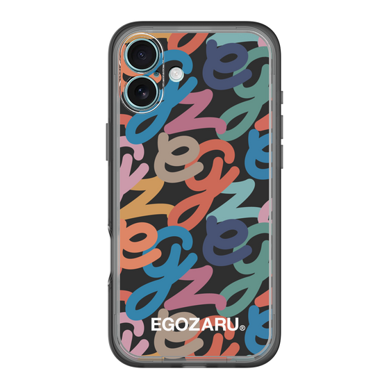 スリムプロテクションプレミアムケース［ EGOZARU - マルチスクリプト ］