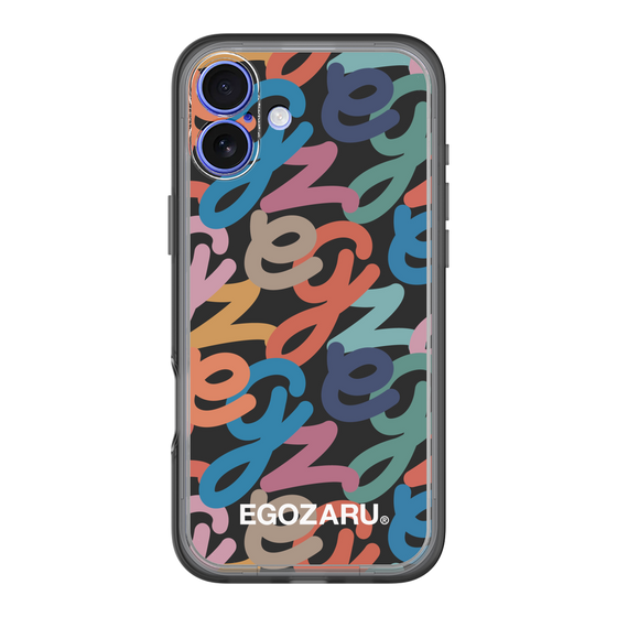 スリムプロテクションプレミアムケース［ EGOZARU - マルチスクリプト ］