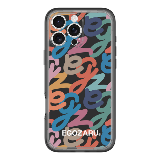 スリムプロテクションプレミアムケース［ EGOZARU - マルチスクリプト ］