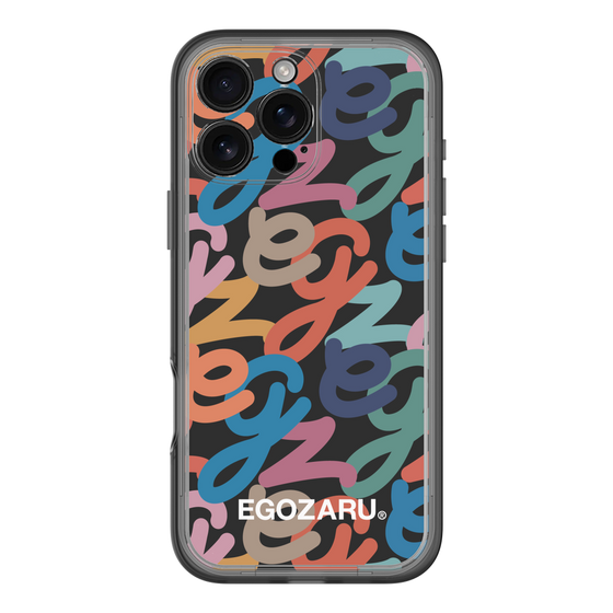 スリムプロテクションプレミアムケース［ EGOZARU - マルチスクリプト ］