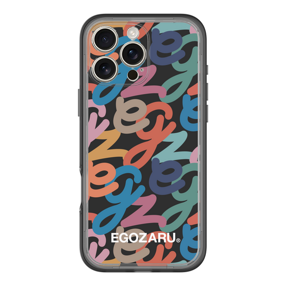 スリムプロテクションプレミアムケース［ EGOZARU - マルチスクリプト ］