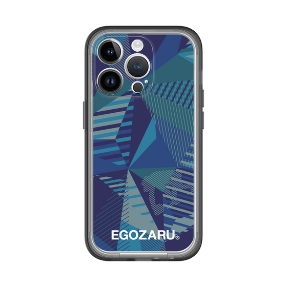 スリムプロテクションプレミアムケース［ EGOZARU - ワイドジオメトリック ］