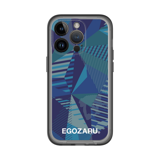 スリムプロテクションプレミアムケース［ EGOZARU - ワイドジオメトリック ］