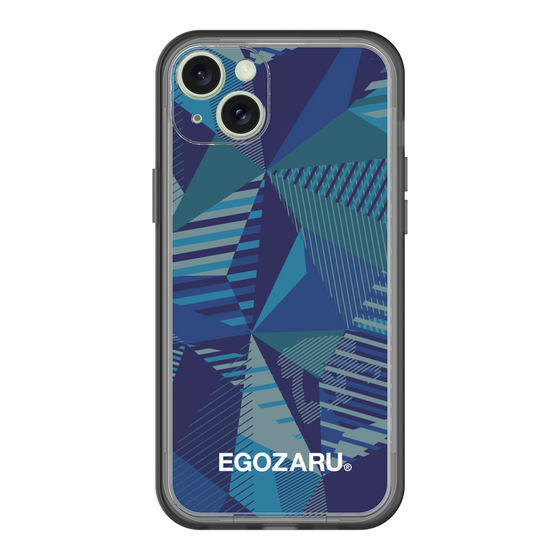 スリムプロテクションプレミアムケース［ EGOZARU - ワイドジオメトリック ］