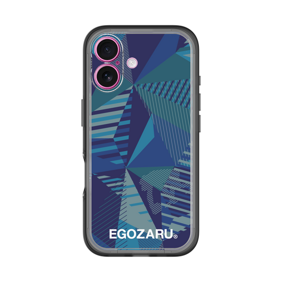 スリムプロテクションプレミアムケース［ EGOZARU - ワイドジオメトリック ］