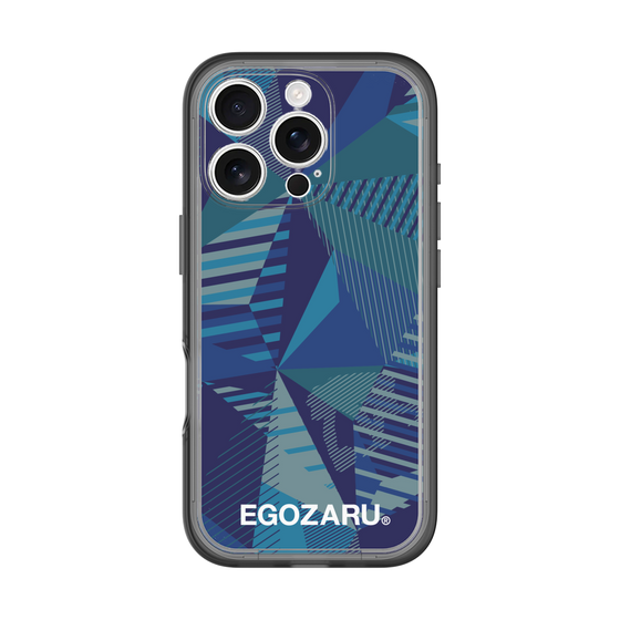 スリムプロテクションプレミアムケース［ EGOZARU - ワイドジオメトリック ］