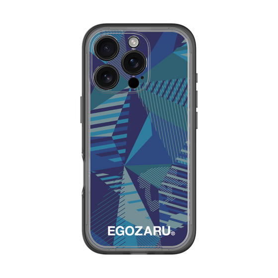 スリムプロテクションプレミアムケース［ EGOZARU - ワイドジオメトリック ］